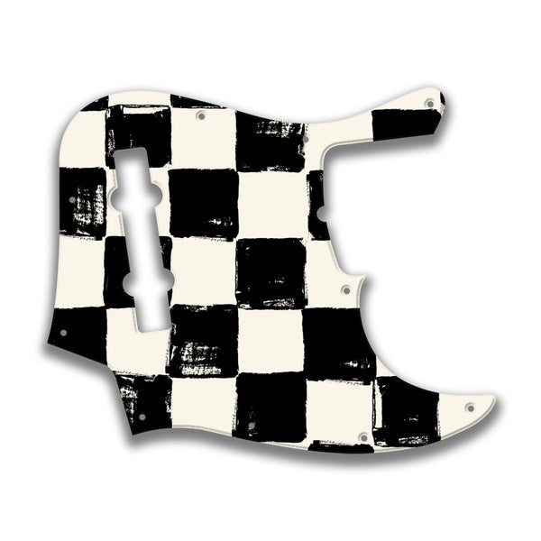 Fender Fender J Bass 5 String Deluxe Active V MIM Profile Custom Pickguard Scratchplate CHESS Design