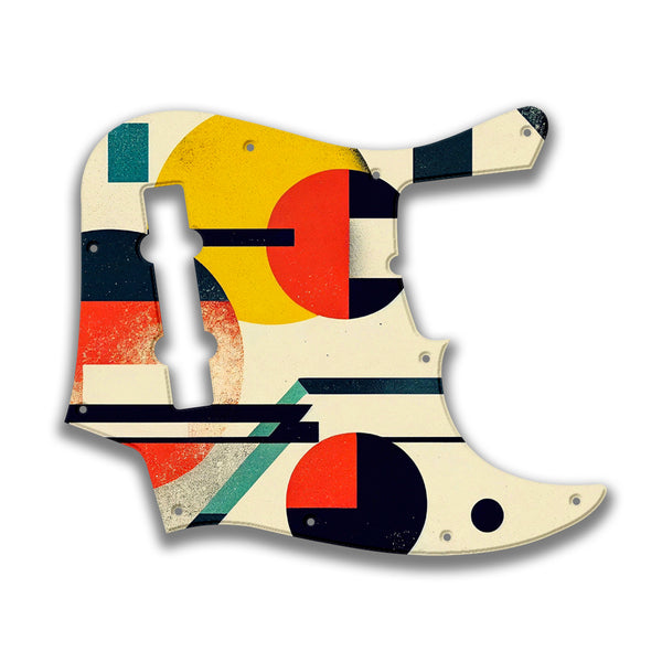 Fender Fender J Bass 5 String Standard Profile Custom Pickguard Scratchplate ABSTRACT Design