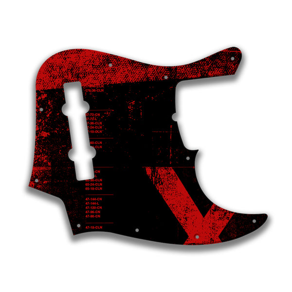 Fender Fender J Bass 5 String Standard Profile Custom Pickguard Scratchplate ABSTRACT Design