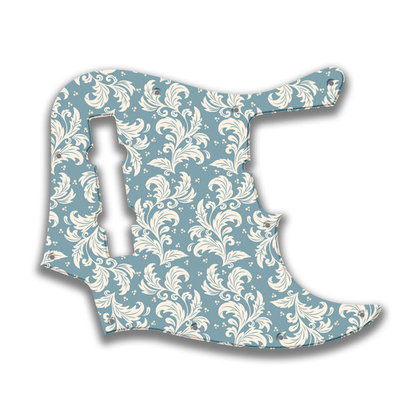 Fender Fender J Bass 5 String Standard Profile Custom Pickguard Scratchplate Floral Design