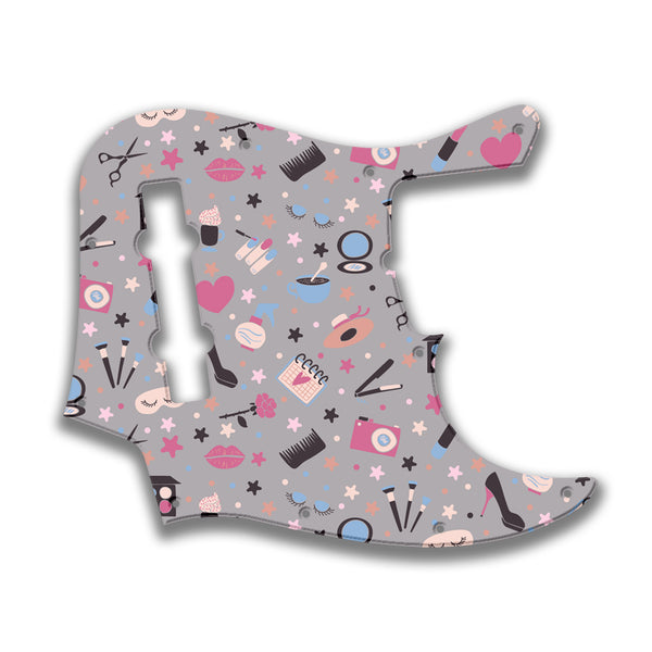 Fender Fender J Bass 5 String Standard Profile Custom Pickguard Scratchplate GIRLY Design