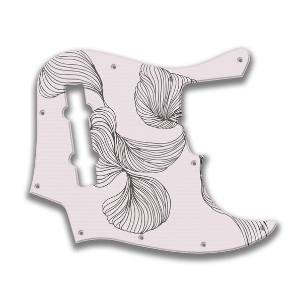 Fender Fender J Bass 5 String Standard Profile Custom Pickguard Scratchplate Line Design