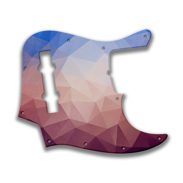 Fender Fender J Bass 5 String Standard Profile Custom Pickguard Scratchplate POLYGON Design