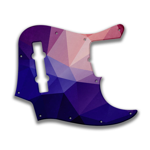 Fender Fender J Bass 5 String Standard Profile Custom Pickguard Scratchplate POLYGON Design