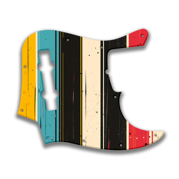 Fender Fender J Bass 5 String Standard Profile Custom Pickguard Scratchplate RETRO Design