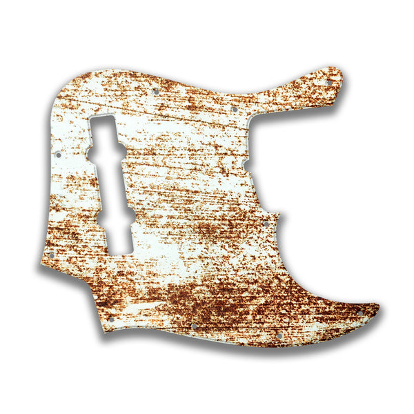 Fender Fender J Bass 5 String Standard Profile Custom Pickguard Scratchplate Rust Design