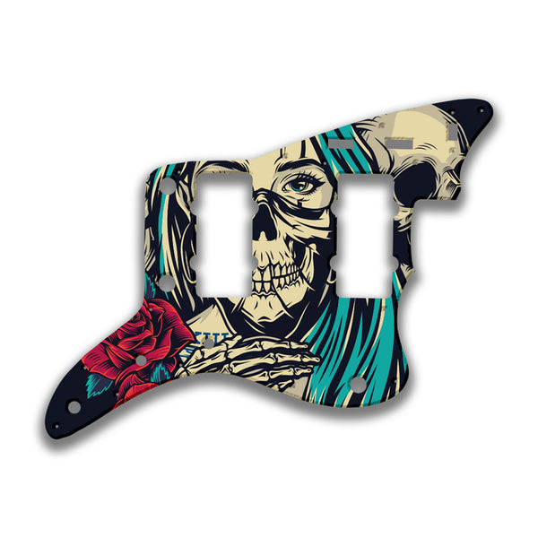 Fender Fender Jazzmaster Profile A Custom Pickguard Scratchplate Skull Design