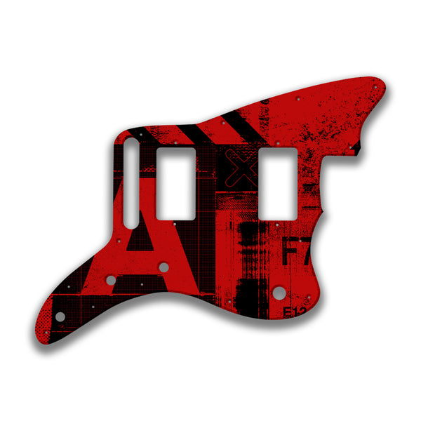 Fender Fender Jazzmaster HH Player Series Profile Custom Pickguard Scratchplate ABSTRACT Design