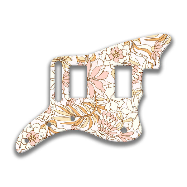 Fender Fender Jazzmaster HH Player Series Profile Custom Pickguard Scratchplate FLOWERS Design