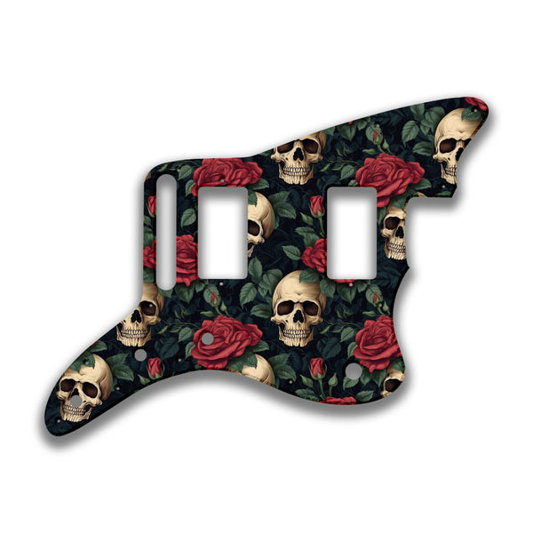 Fender Fender Jazzmaster HH Player Series Profile Custom Pickguard Scratchplate SKULL Design