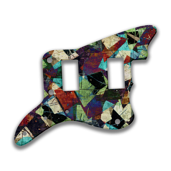 Fender Fender Jazzmaster HH Profile Custom Pickguard Scratchplate GEOMETRIC Design