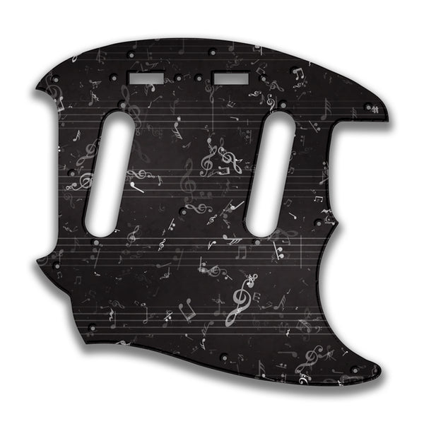 Fender Fender Mustang Profile B Custom Pickguard Scratchplate Music Design