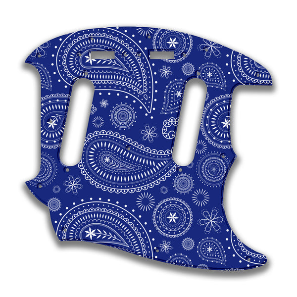 Fender Fender Mustang Profile B Custom Pickguard Scratchplate Paisley Design