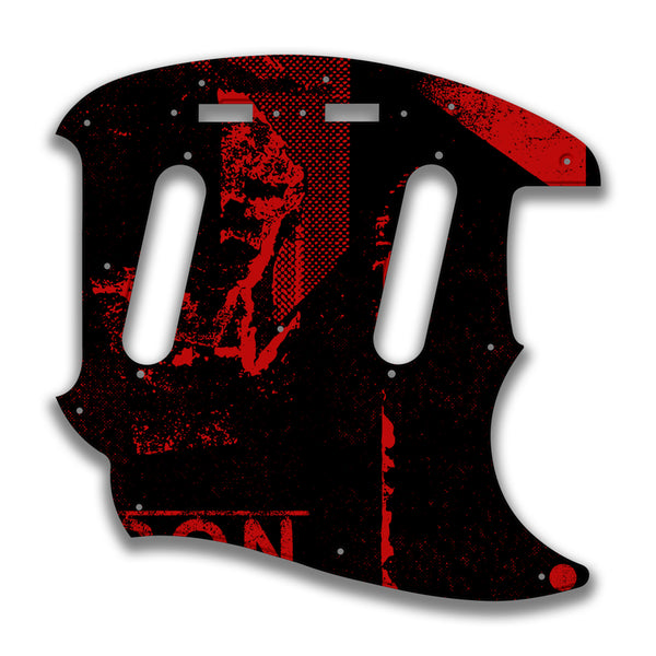 Fender Fender Mustang Profile C Custom Pickguard Scratchplate ABSTRACT Design