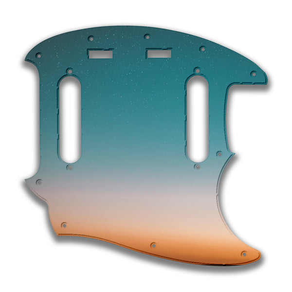 Fender Fender Mustang Profile D Custom Pickguard Scratchplate NIGHT Design