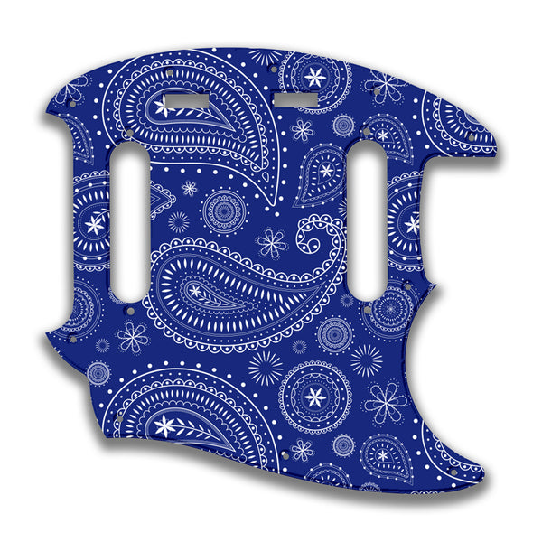 Fender Fender Mustang Profile D Custom Pickguard Scratchplate Paisley Design