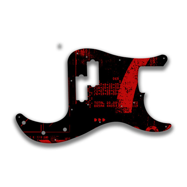 Fender Fender P Bass '57(RI) Profile Custom Pickguard Scratchplate ABSTRACT Design