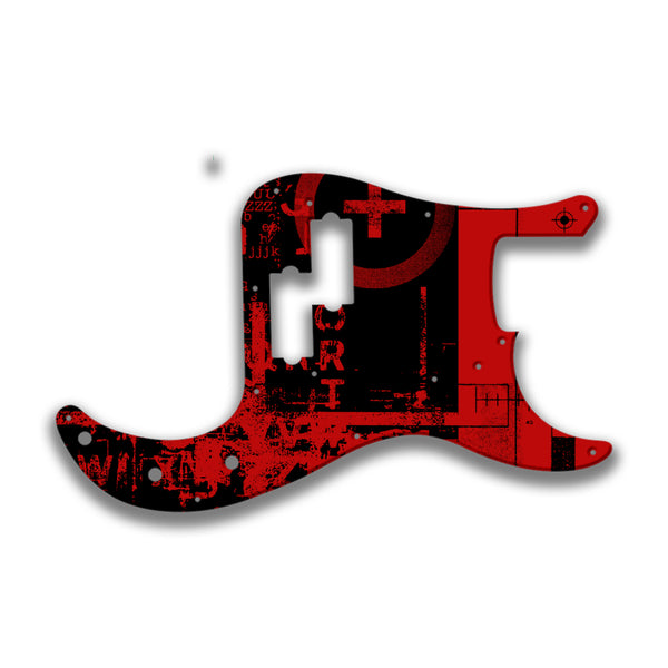 Fender Fender P Bass '57(RI) Profile Custom Pickguard Scratchplate ABSTRACT Design