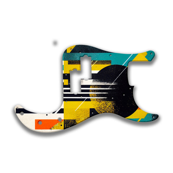 Fender Fender P Bass '57(RI) Profile Custom Pickguard Scratchplate ABSTRACT Design