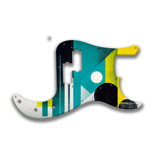 Fender Fender P Bass '57(RI) Profile Custom Pickguard Scratchplate ABSTRACT Design