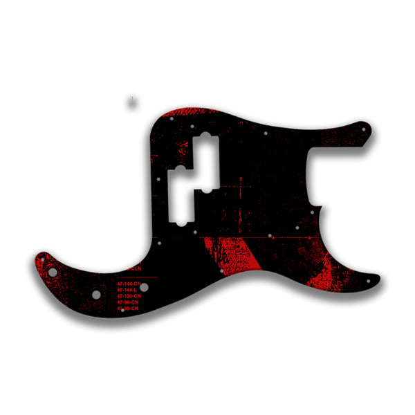 Fender Fender P Bass '57(RI) Profile Custom Pickguard Scratchplate ABSTRACT Design