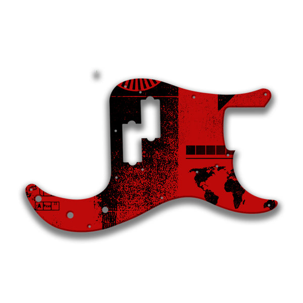 Fender Fender P Bass '57(RI) Profile Custom Pickguard Scratchplate ABSTRACT Design