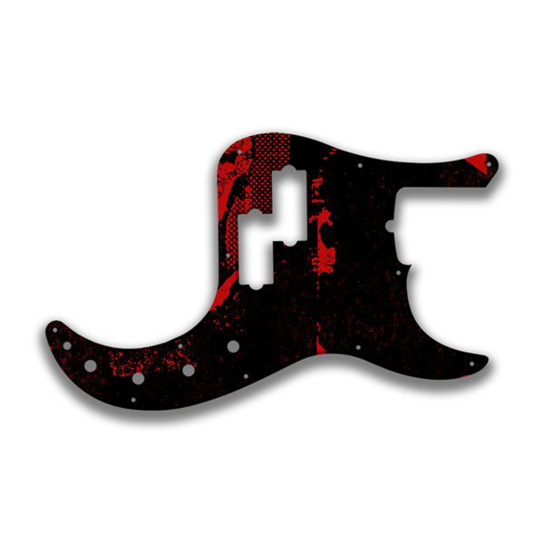 Fender Fender P Bass American Deluxe 21 Fret (2010+) Profile Custom Pickguard Scratchplate ABSTRACT Design