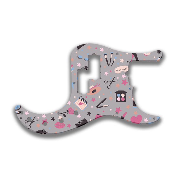 Fender Fender P Bass American Deluxe 21 Fret (2010+) Profile Custom Pickguard Scratchplate GIRLY Design