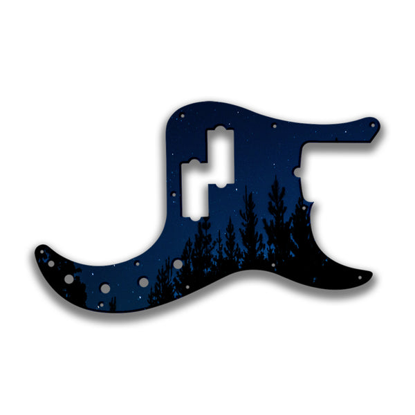 Fender Fender P Bass American Deluxe 21 Fret (2010+) Profile Custom Pickguard Scratchplate NIGHT Design