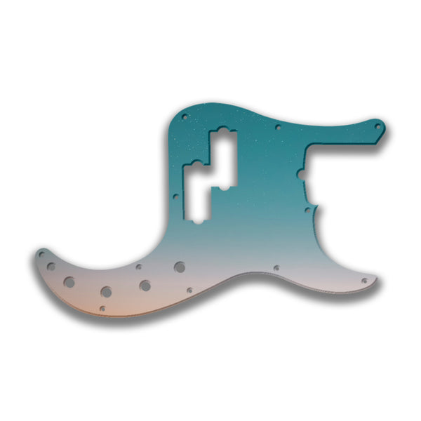 Fender Fender P Bass American Deluxe 21 Fret (2010+) Profile Custom Pickguard Scratchplate NIGHT Design