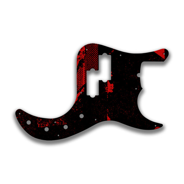 Fender Fender P Bass American Deluxe 22 Fret (pre 2010) Profile Custom Pickguard Scratchplate ABSTRACT Design