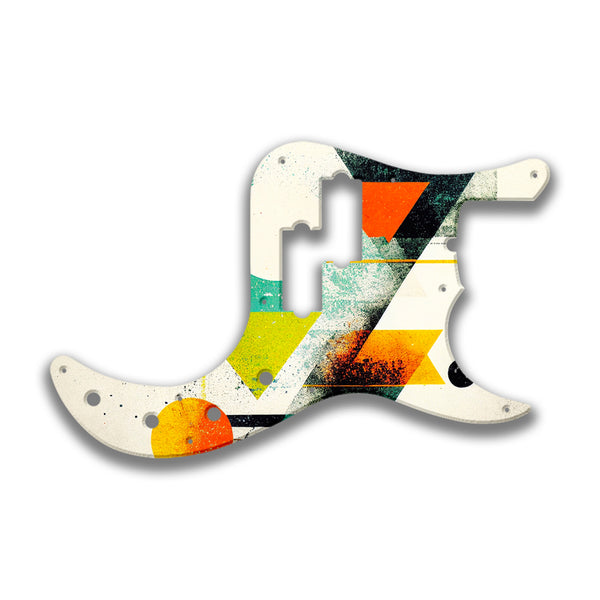 Fender Fender P Bass American Deluxe 22 Fret (pre 2010) Profile Custom Pickguard Scratchplate ABSTRACT Design