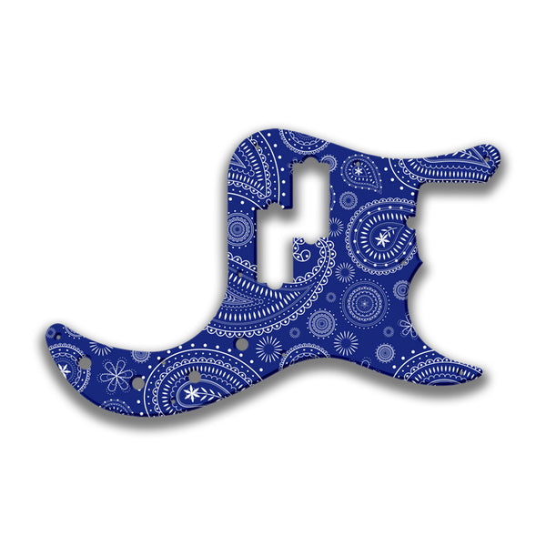 Fender Fender P Bass American Deluxe 22 Fret (pre 2010) Profile Custom Pickguard Scratchplate Paisley Design