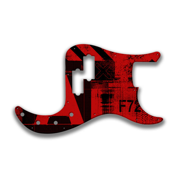 Fender Fender P Bass Deluxe Special Profile Custom Pickguard Scratchplate ABSTRACT Design