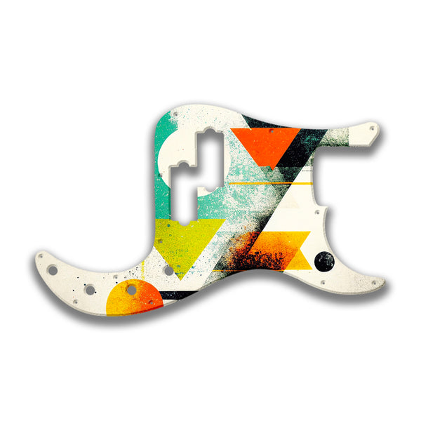 Fender Fender P Bass Deluxe Special Profile Custom Pickguard Scratchplate ABSTRACT Design