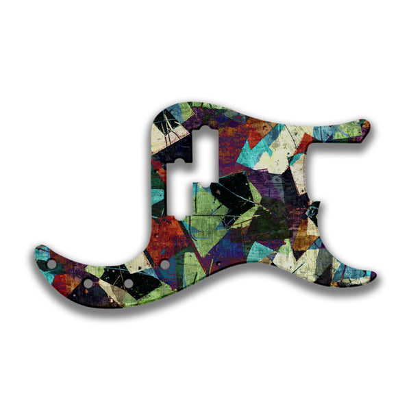 Fender Fender P Bass Deluxe Special Profile Custom Pickguard Scratchplate GEOMETRIC Design