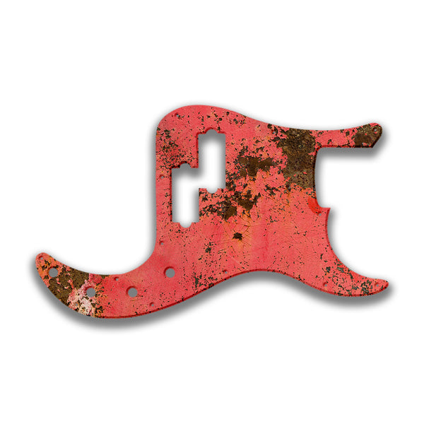 Fender Fender P Bass Deluxe Special Profile Custom Pickguard Scratchplate Rust Design