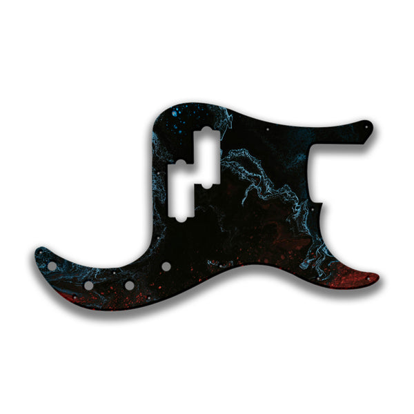 Fender Fender P Bass Deluxe Special Profile Custom Pickguard Scratchplate SWIRL Design