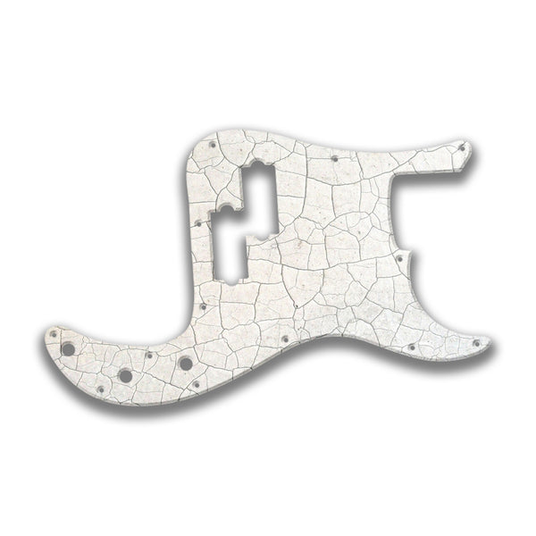 Fender Fender P Bass 4 String Standard Profile Custom Pickguard Scratchplate CRACKED Design