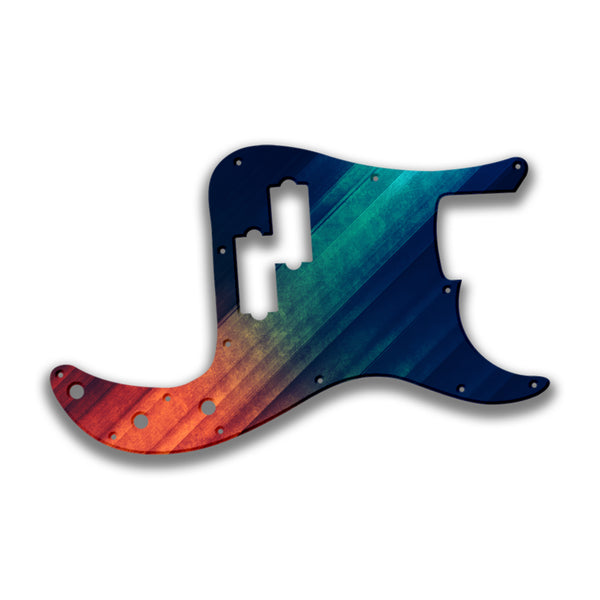 Fender Fender P Bass 4 String Standard Profile Custom Pickguard Scratchplate GRUNGE Design