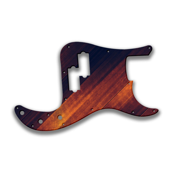 Fender Fender P Bass 4 String Standard Profile Custom Pickguard Scratchplate GRUNGE Design