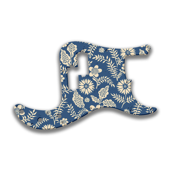 Fender Fender P Bass 4 String Standard Profile Custom Pickguard Scratchplate INDIAN_FLORAL Design