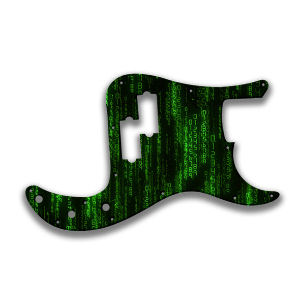 Fender Fender P Bass 4 String Standard Profile Custom Pickguard Scratchplate MATRIX Design