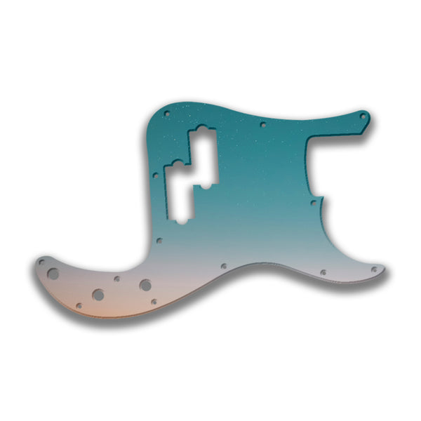 Fender Fender P Bass 4 String Standard Profile Custom Pickguard Scratchplate NIGHT Design