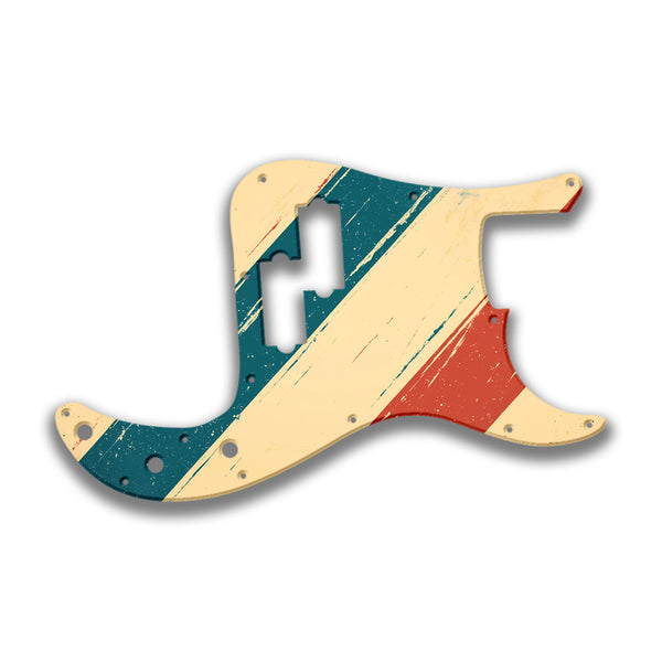 Fender Fender P Bass 4 String Standard Profile Custom Pickguard Scratchplate RETRO Design