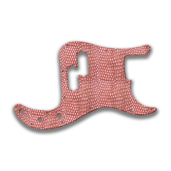 Fender Fender P Bass 4 String Standard Profile Custom Pickguard Scratchplate SNAKE Design