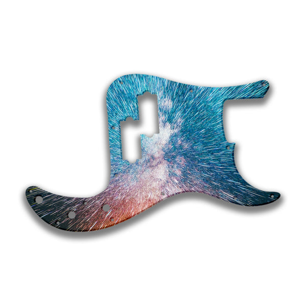 Fender Fender P Bass 4 String Standard Profile Custom Pickguard Scratchplate SPACE Design