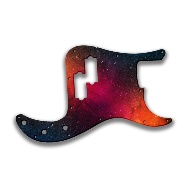 Fender Fender P Bass 4 String Standard Profile Custom Pickguard Scratchplate SPACE Design