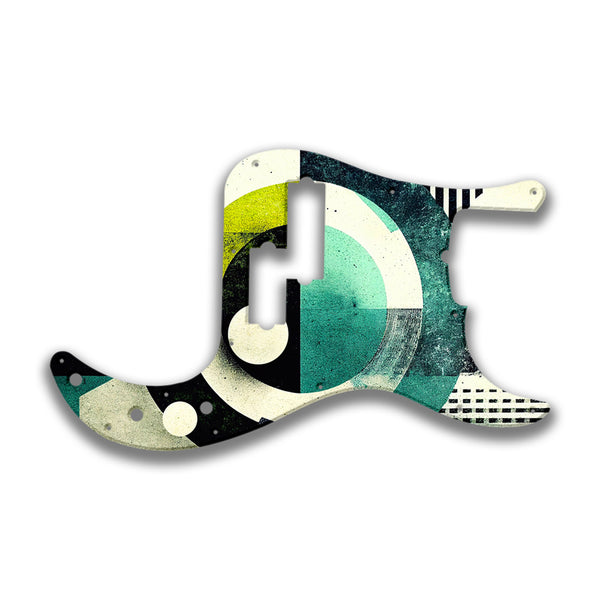 Fender Fender P Bass 5 String Standard Profile Custom Pickguard Scratchplate ABSTRACT Design