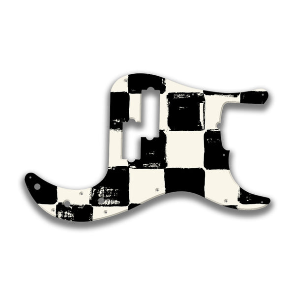 Fender Fender P Bass 5 String Standard Profile Custom Pickguard Scratchplate CHESS Design